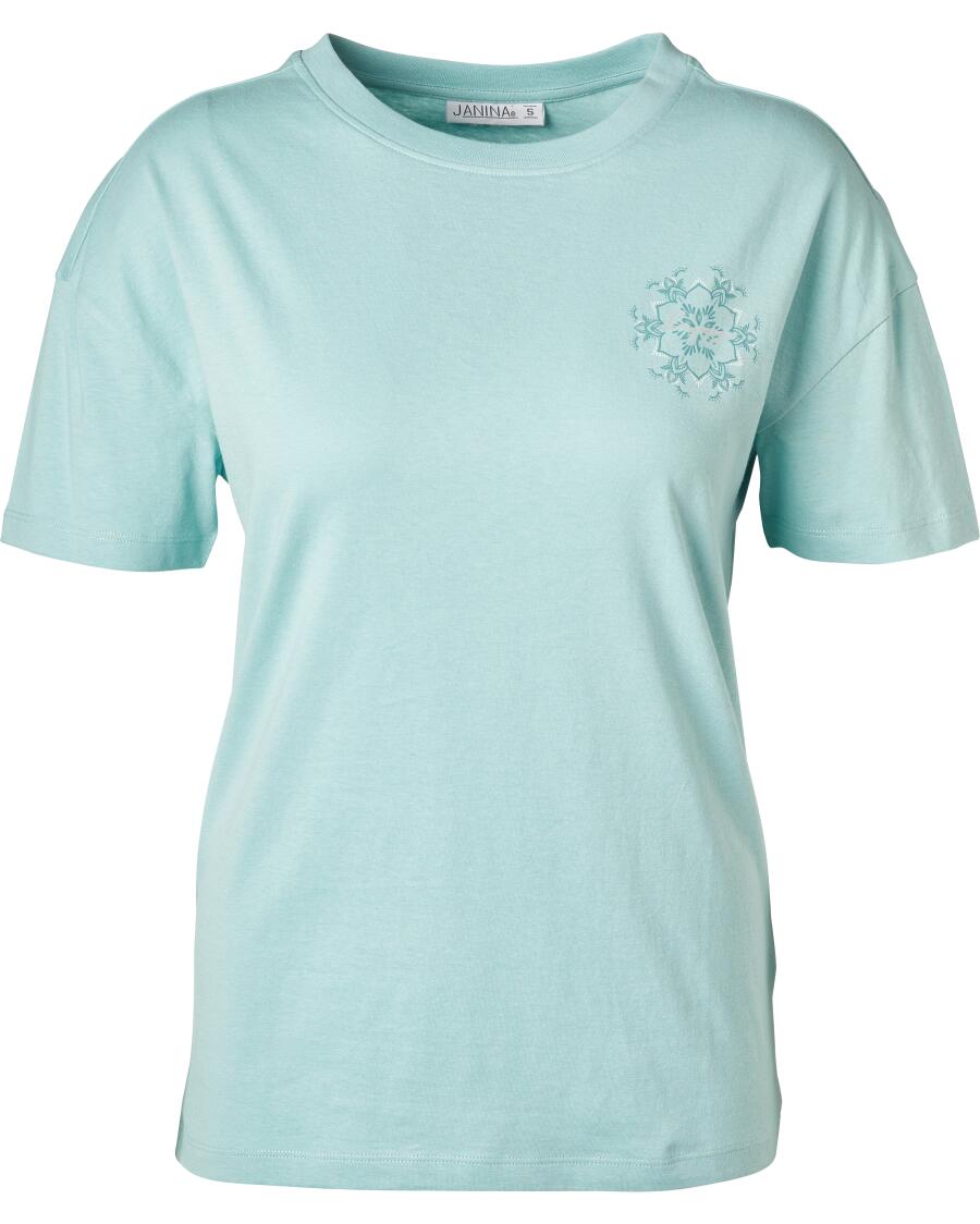 T-Shirt Janina, okrągły dekolt