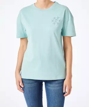 T-shirt met ornament