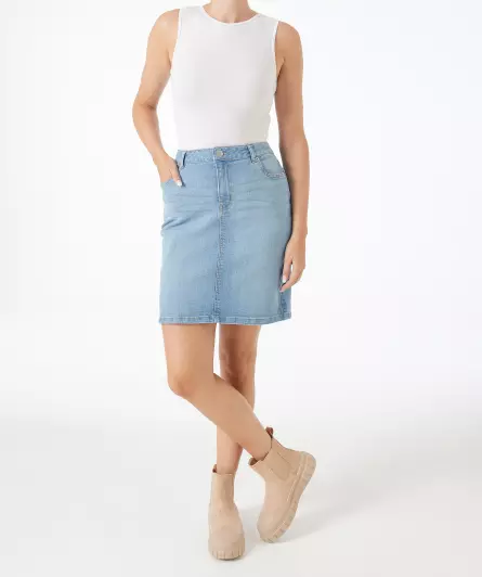 Jeansrock im 5-Pocket-Style