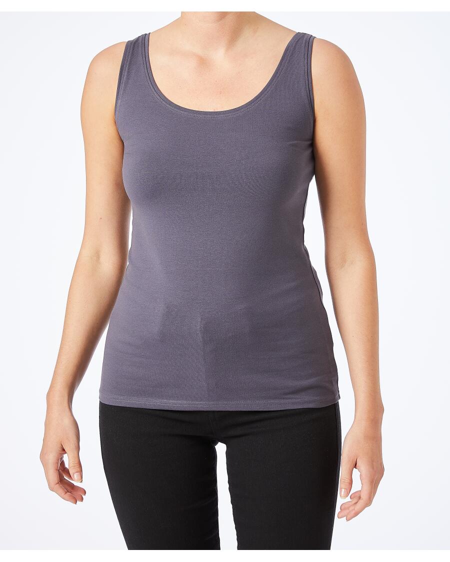 Basic Tanktop dunkelgrau