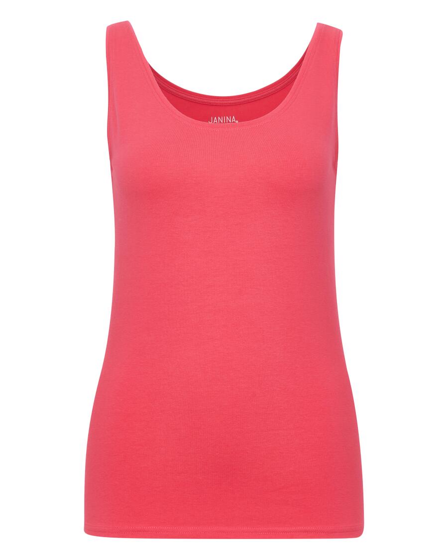 Top Basic Janina, okrągły dekolt