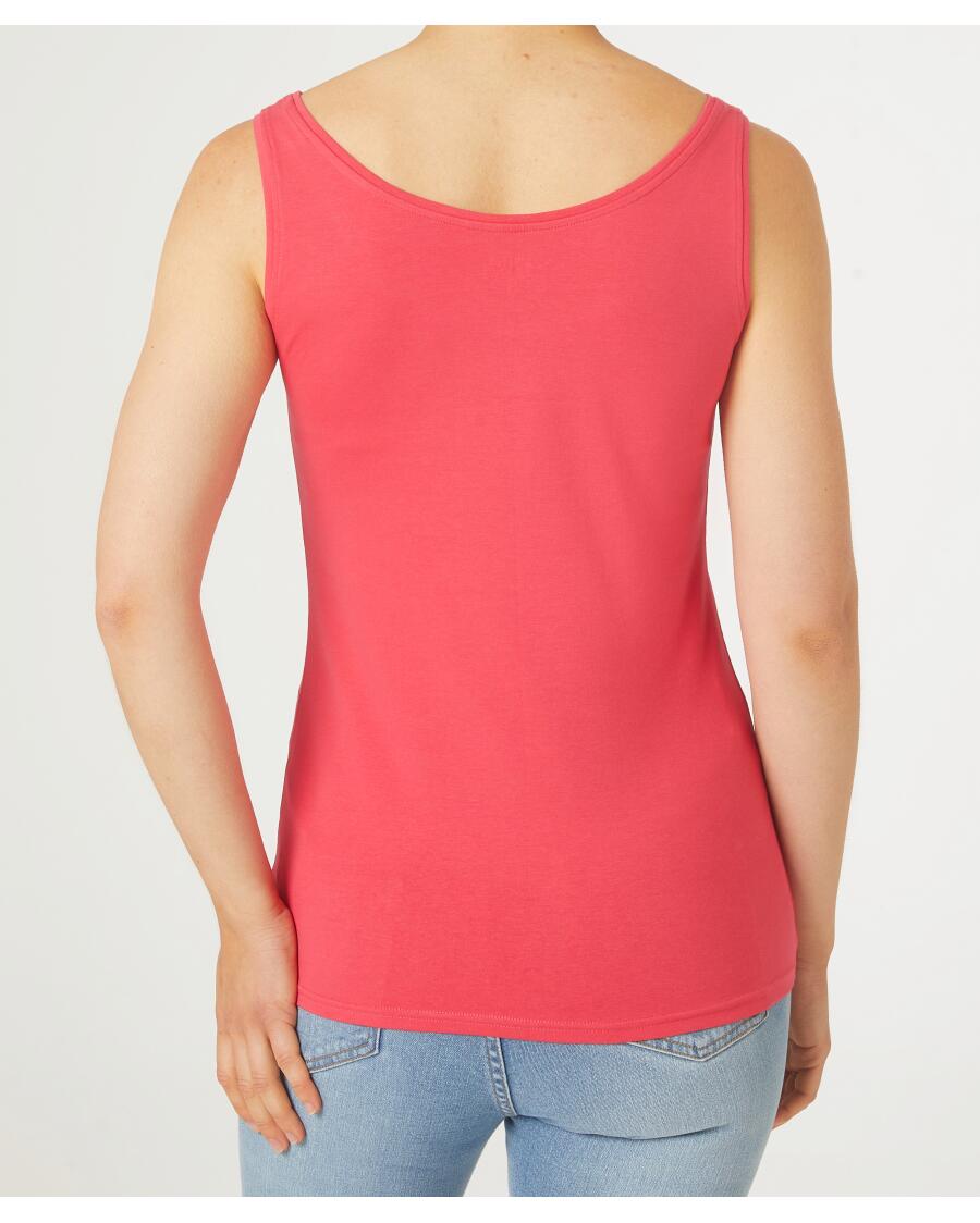 Top Basic Janina, okrągły dekolt
