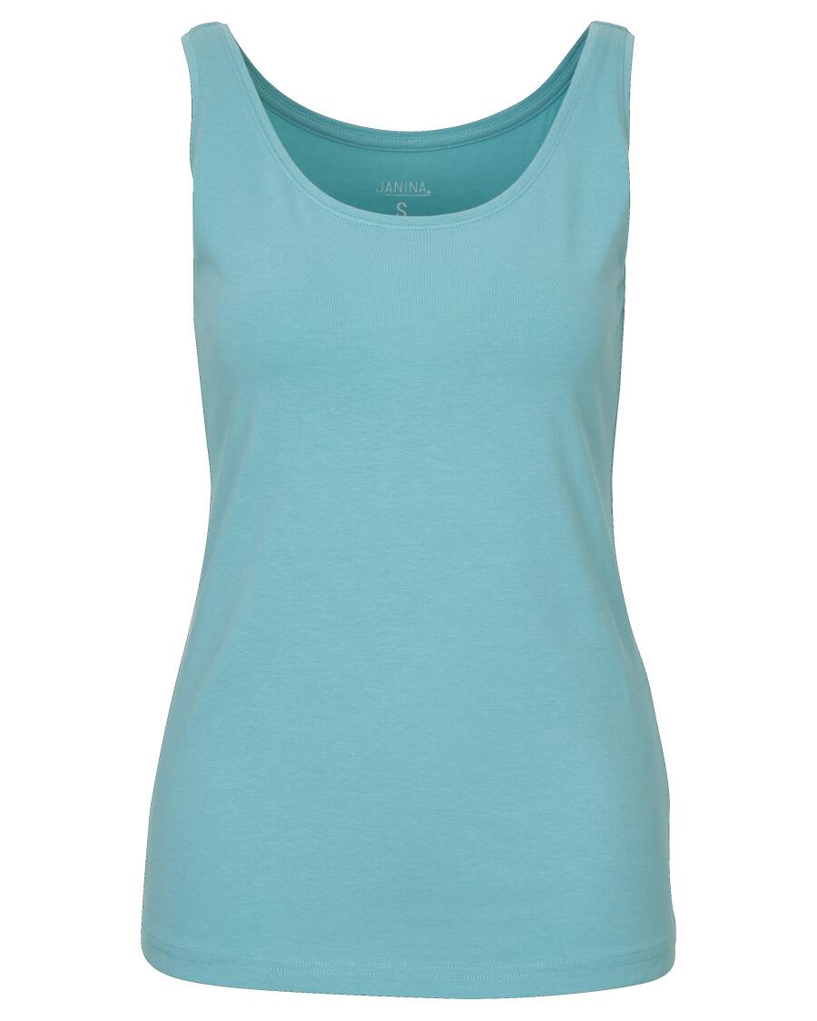 Top Basic Janina, okrągły dekolt