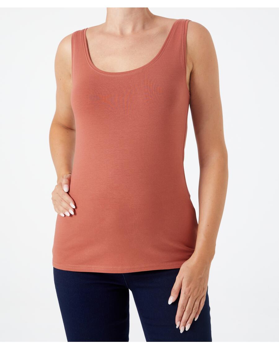 Basic Tanktop braun