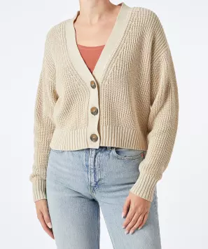 Strickjacke mit Knöpfen