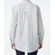Overhemdblouse met strepen