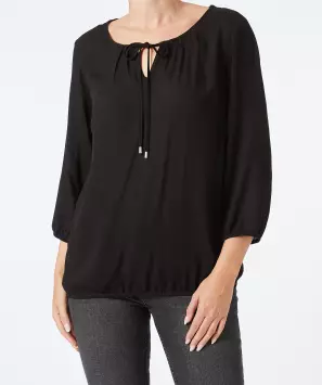 Bluse mit Kordeln