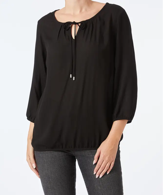 Bluse mit Kordeln