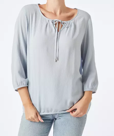 Bluse mit Kordeln