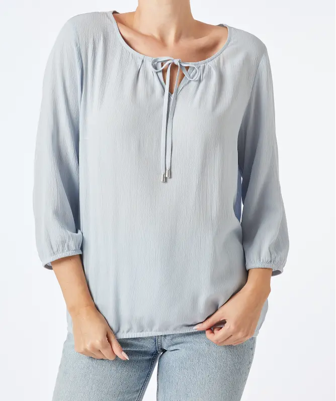 Bluse mit Kordeln