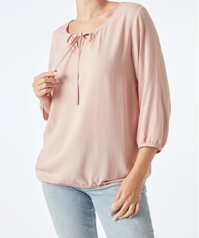 Bluse mit Kordeln