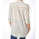 Overhemdblouse met wijde pasvorm