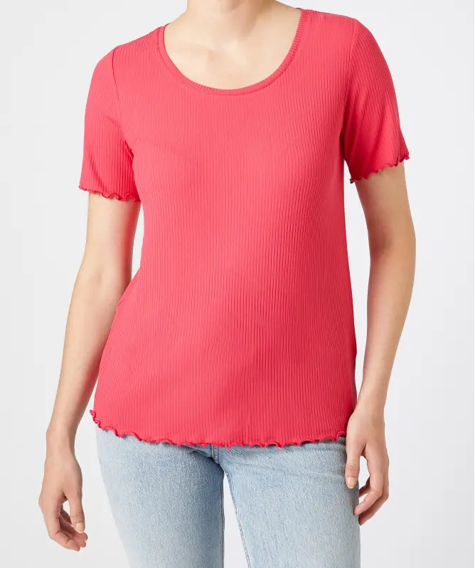 T-Shirt prążkowany