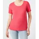 Geripptes T-Shirt