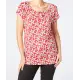 T-Shirt mit Blumenmuster
