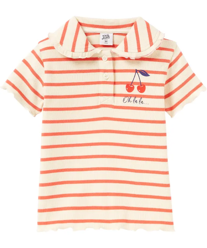 Gestreiftes Poloshirt