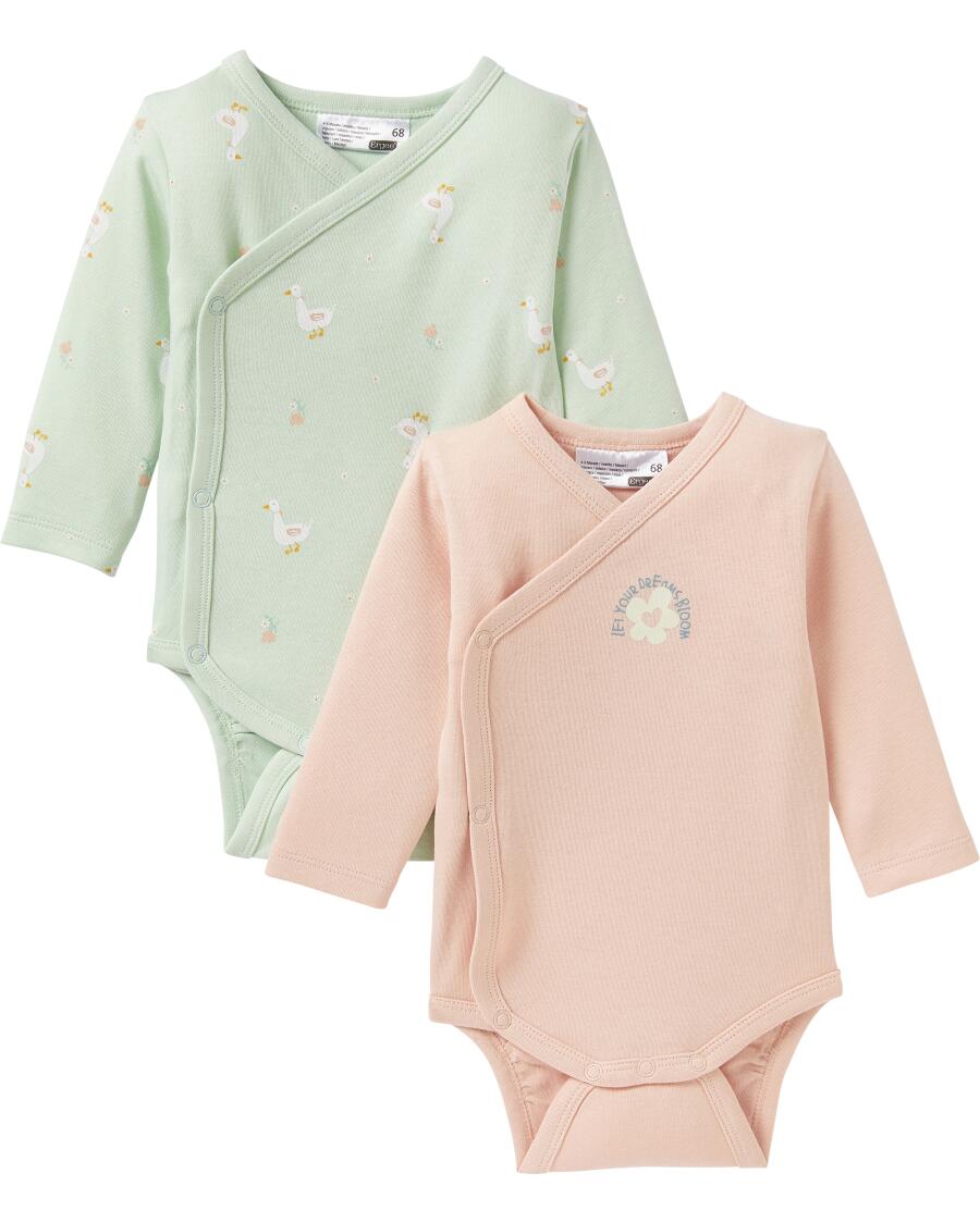 Baby rompertjes ganzen roze
