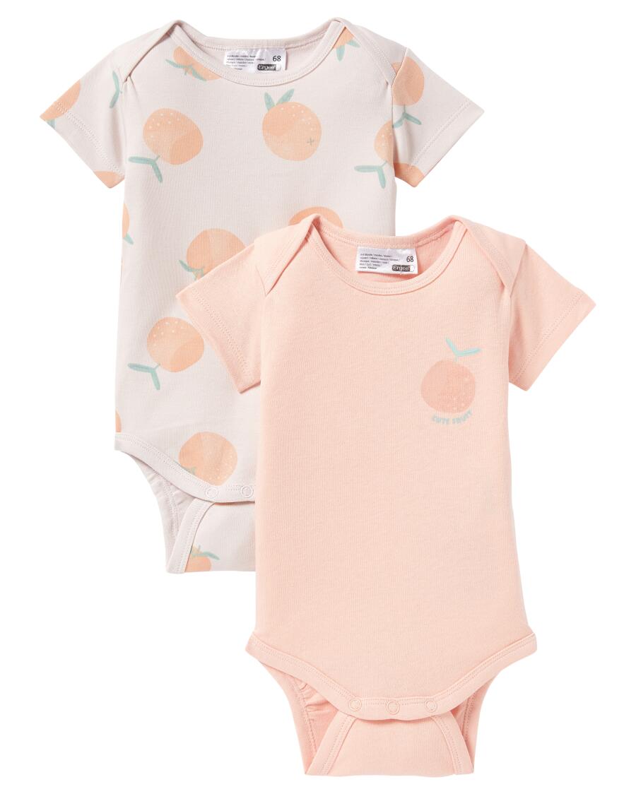 Bodys mit Orangen rosa