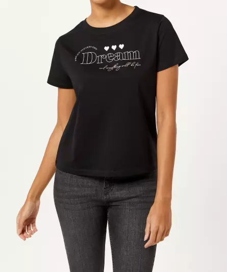 T-Shirt mit Schriftzug