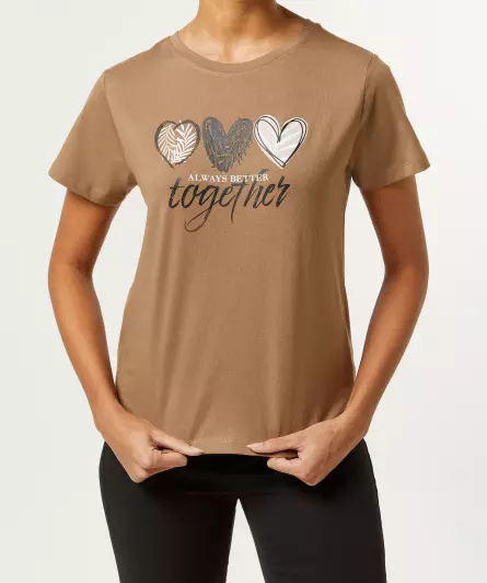 T-Shirt mit Herzen