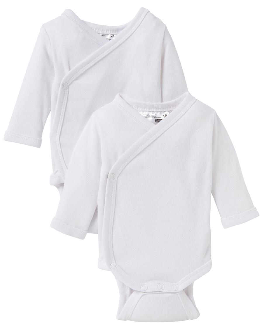 Newborn Wickelbodys weiß
