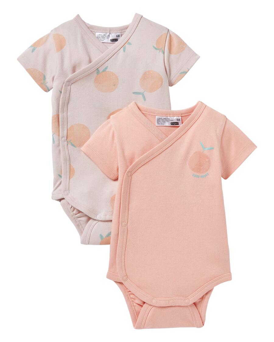 Baby wikkelbody roze