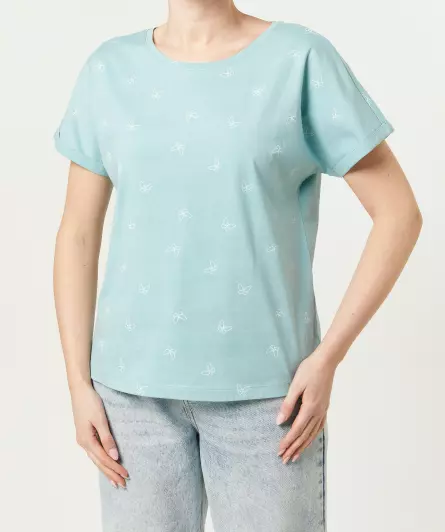 T-Shirt mit Schmetterlingen