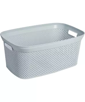 Kosz na pranie w kropki