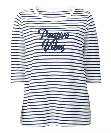 Sweater met applicatie