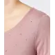 T-Shirt mit Strasssteinen