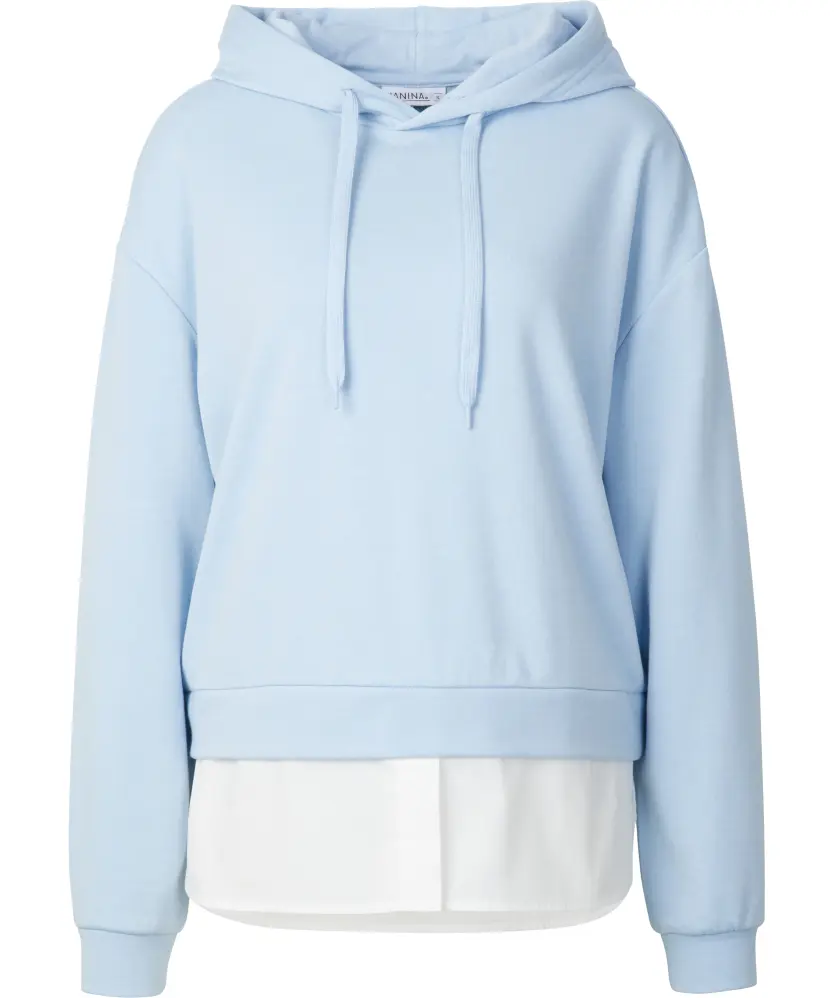 Kapuze Blusen Sweatshirt Jersey Bluse Mit Kapuze Für Damen In