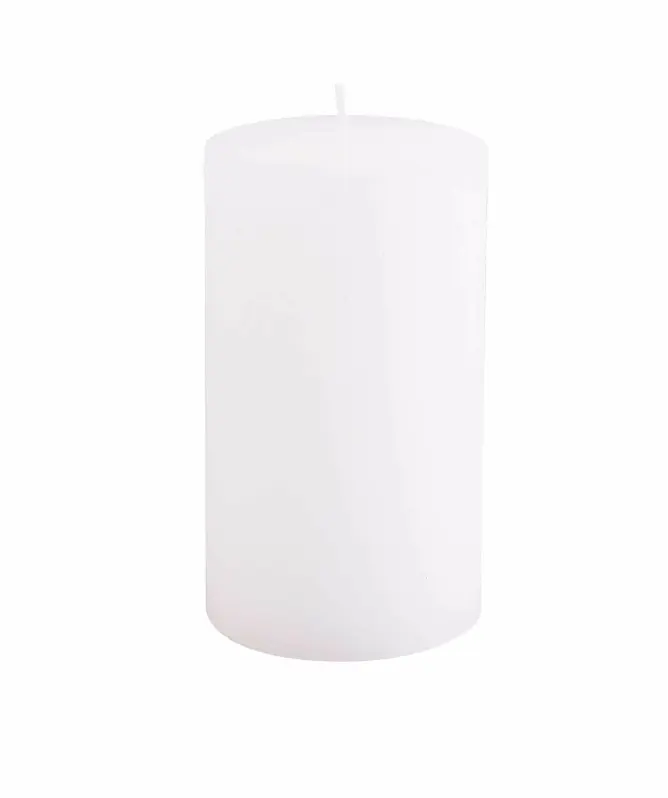 Witte rustieke kaars