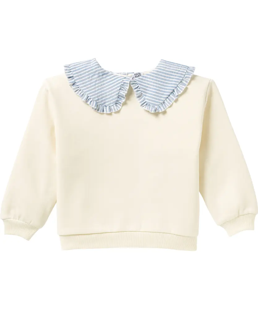 Sweatshirt mit Bubikragen Kiki & Koko, Rundhalsausschnitt