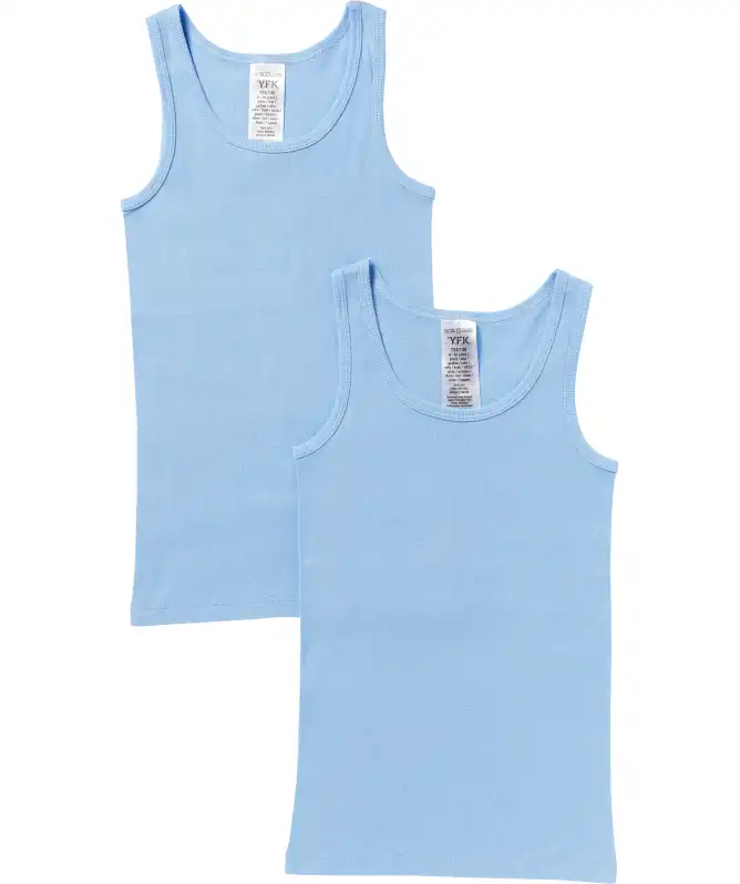 Einfarbige Unterhemden