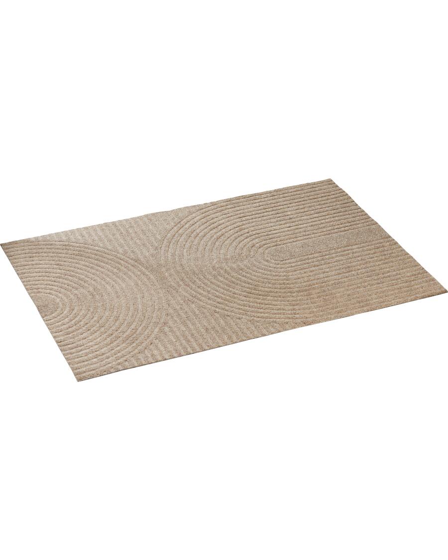 Gemusterte Fußmatte Beige