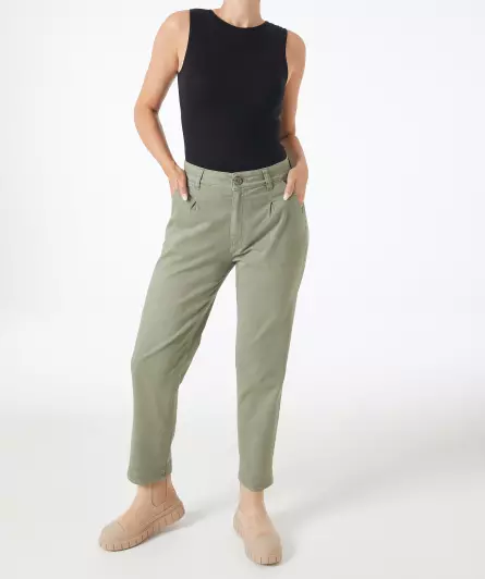 Knöchellange Chinohose