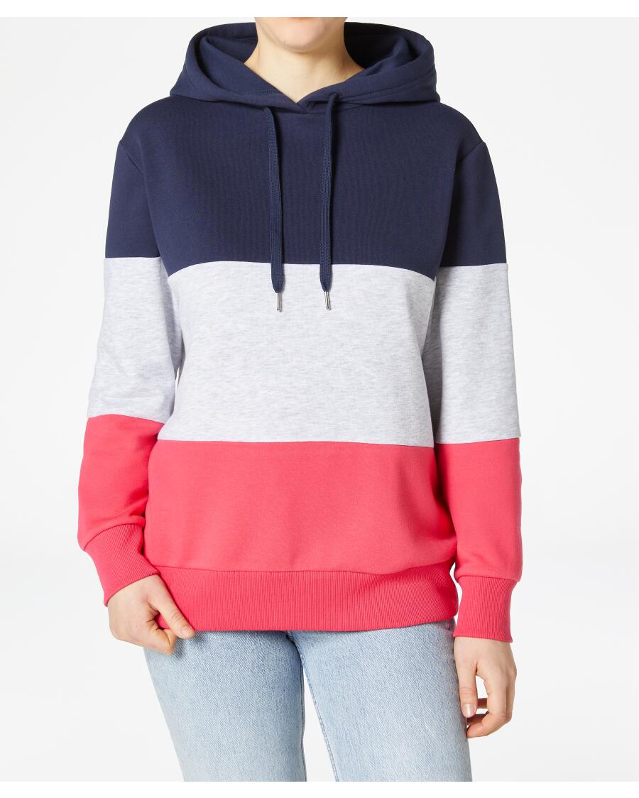 Pullover mit Colour-Blocking dunkelblau