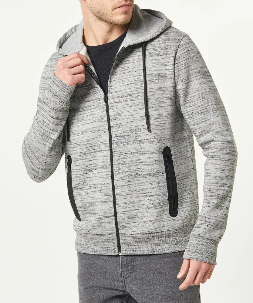 Sport-Sweatjacke in Melange Ergeenomixx