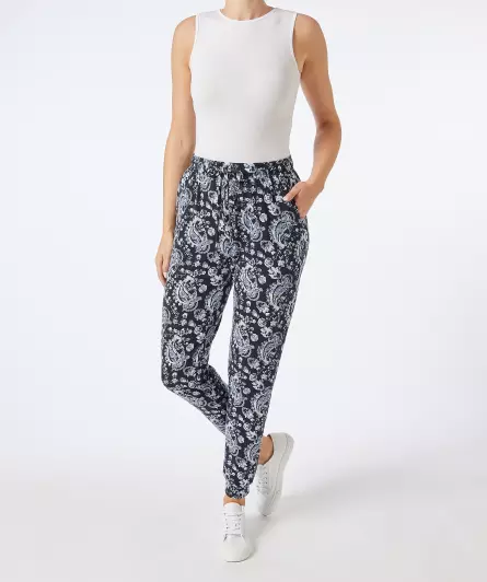 Paisley vrijetijdsbroek