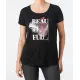 T-Shirt mit Strasssteinen
