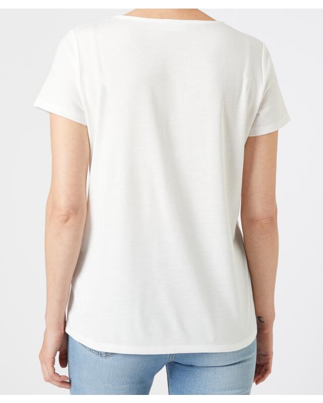 تيشيرت بحجارة الستراس للنساء، أبيض (KiK T-Shirt mit Strasssteinen (weiß)) — KiK, منتج ألماني أصلي في المغرب