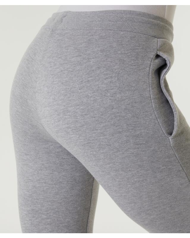 سروال رياضي بمظهر مبرقش للنساء، رمادي مبرقش (KiK Jogginghose in Melangeoptik (grau melange)) — KiK, منتج ألماني أصلي في المغرب