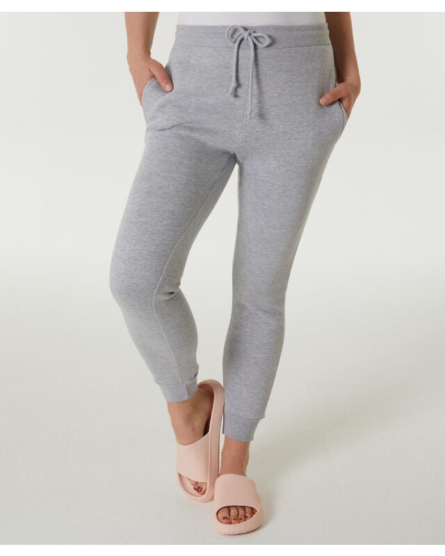 سروال رياضي بمظهر مبرقش للنساء، رمادي مبرقش (KiK Jogginghose in Melangeoptik (grau melange)) — KiK, منتج ألماني أصلي في المغرب