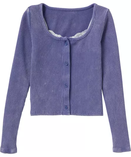 Spaghettitop + Strickjacke