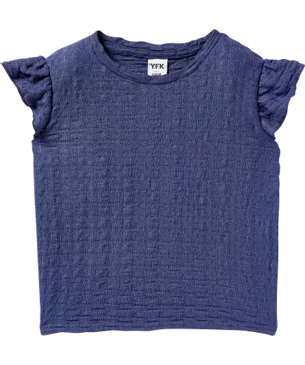 Strukturiertes T-Shirt