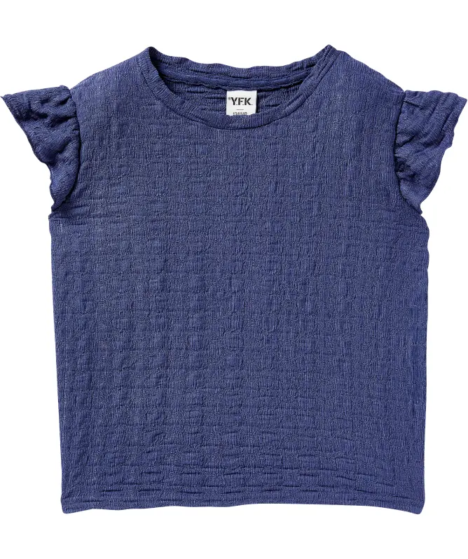 T-shirt met structuur