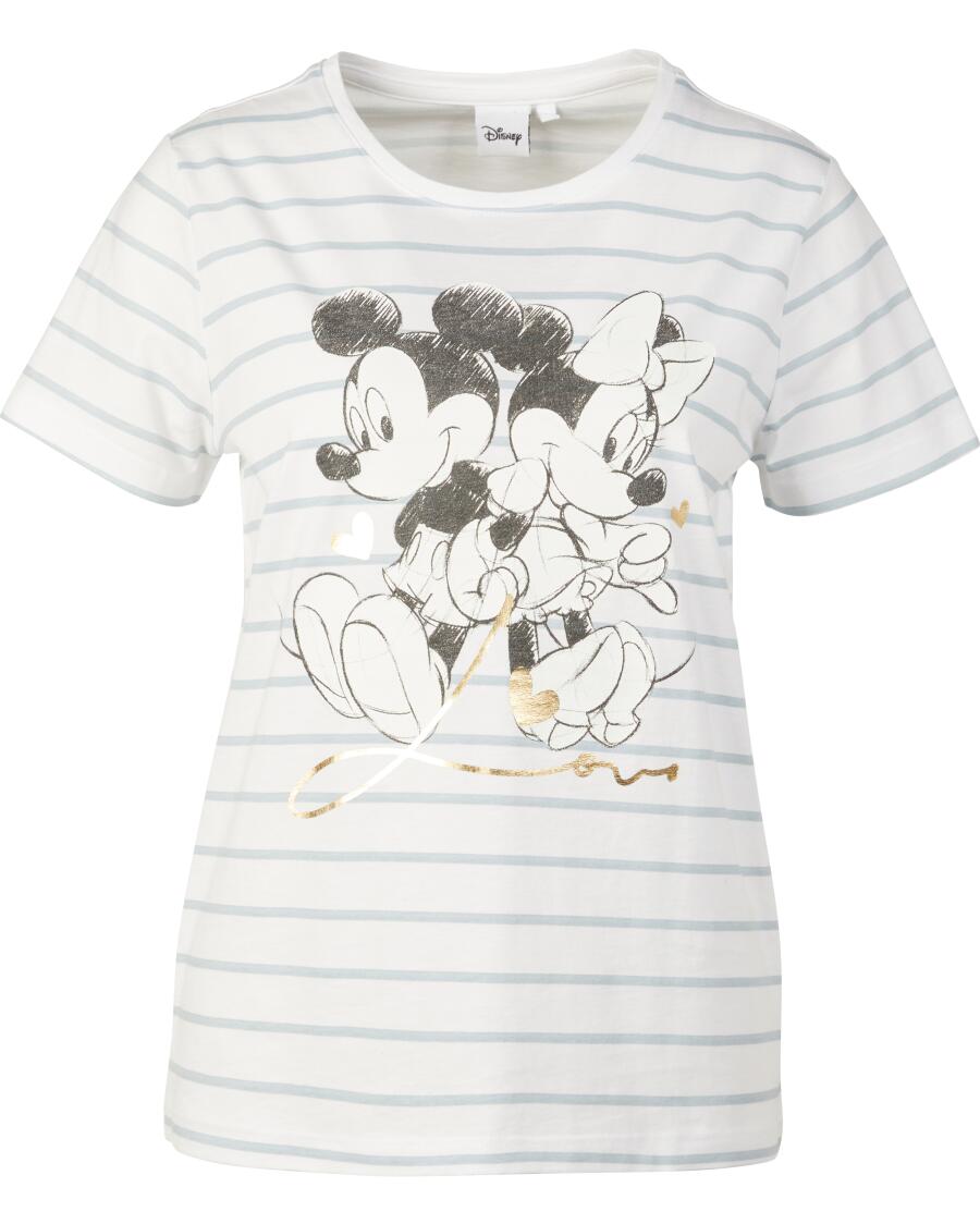 T-Shirt Myszka Miki i Minnie Disney, okrągły dekolt