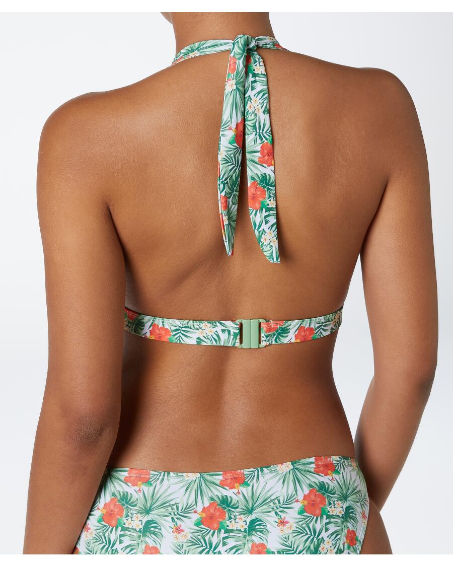Trójkątna góra od bikini Janina, wiązanie na szyi