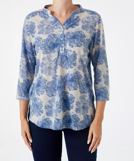 Shirt met bloemenprint