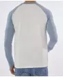 Zweifarbiges Langarmshirt